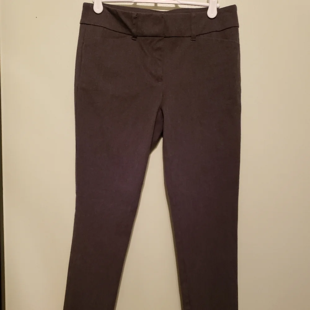 Loft Modern Skinny Ankle Pants, Gray, Petite, Size 2P - Picture 2 of 7